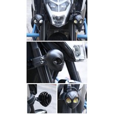 Projecteur LED Double Oeil Étanche Aluminium pour Moto et Voiture Lumière 20W