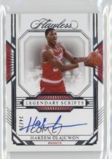 2022-23 Panini Flawless Legendary Scripts 24/25 Hakeem Olajuwon Auto HOF 0gp4