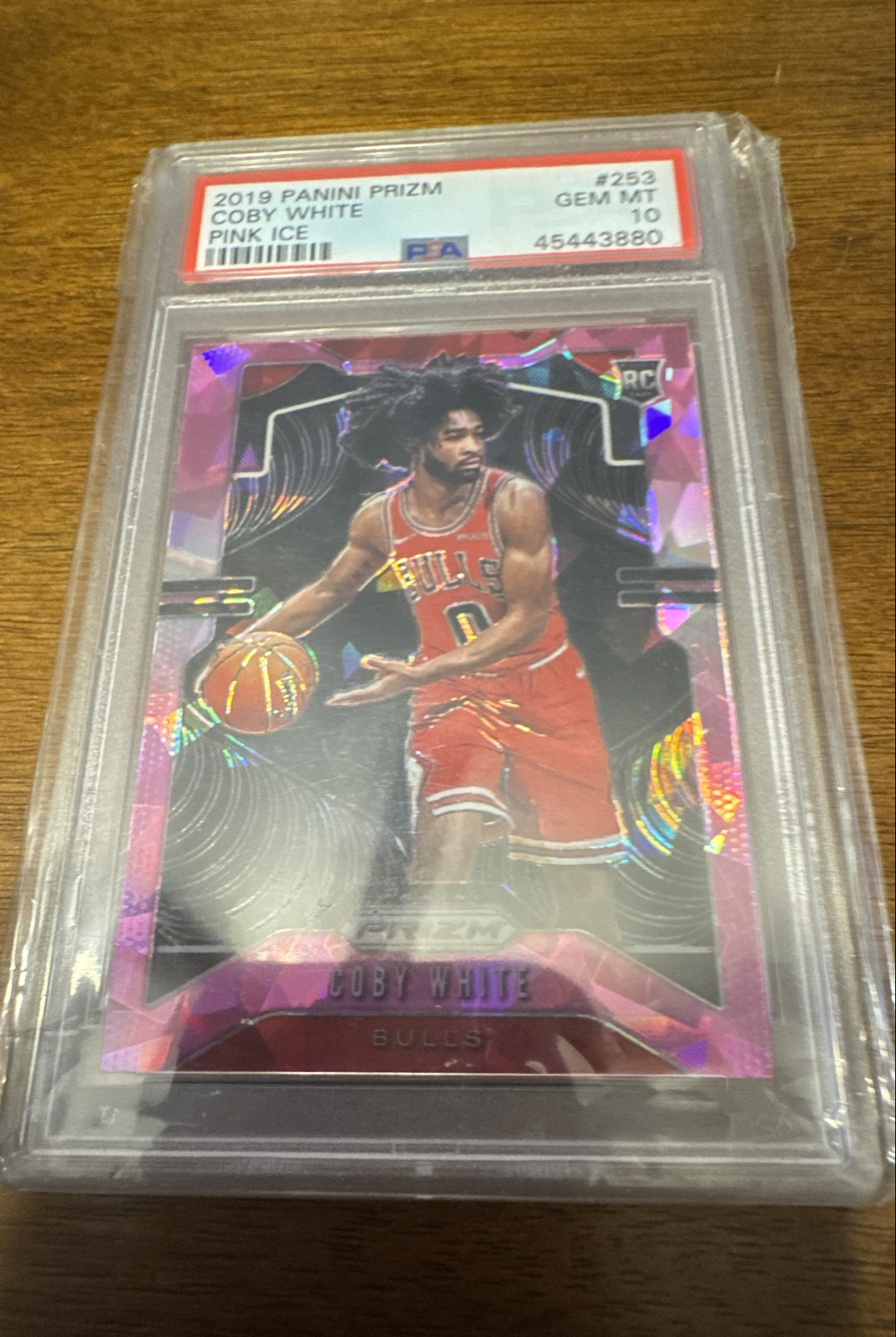 2019-20 Panini Prizm - Rookie Coby White #253 Pink Ice Prizm (RC)