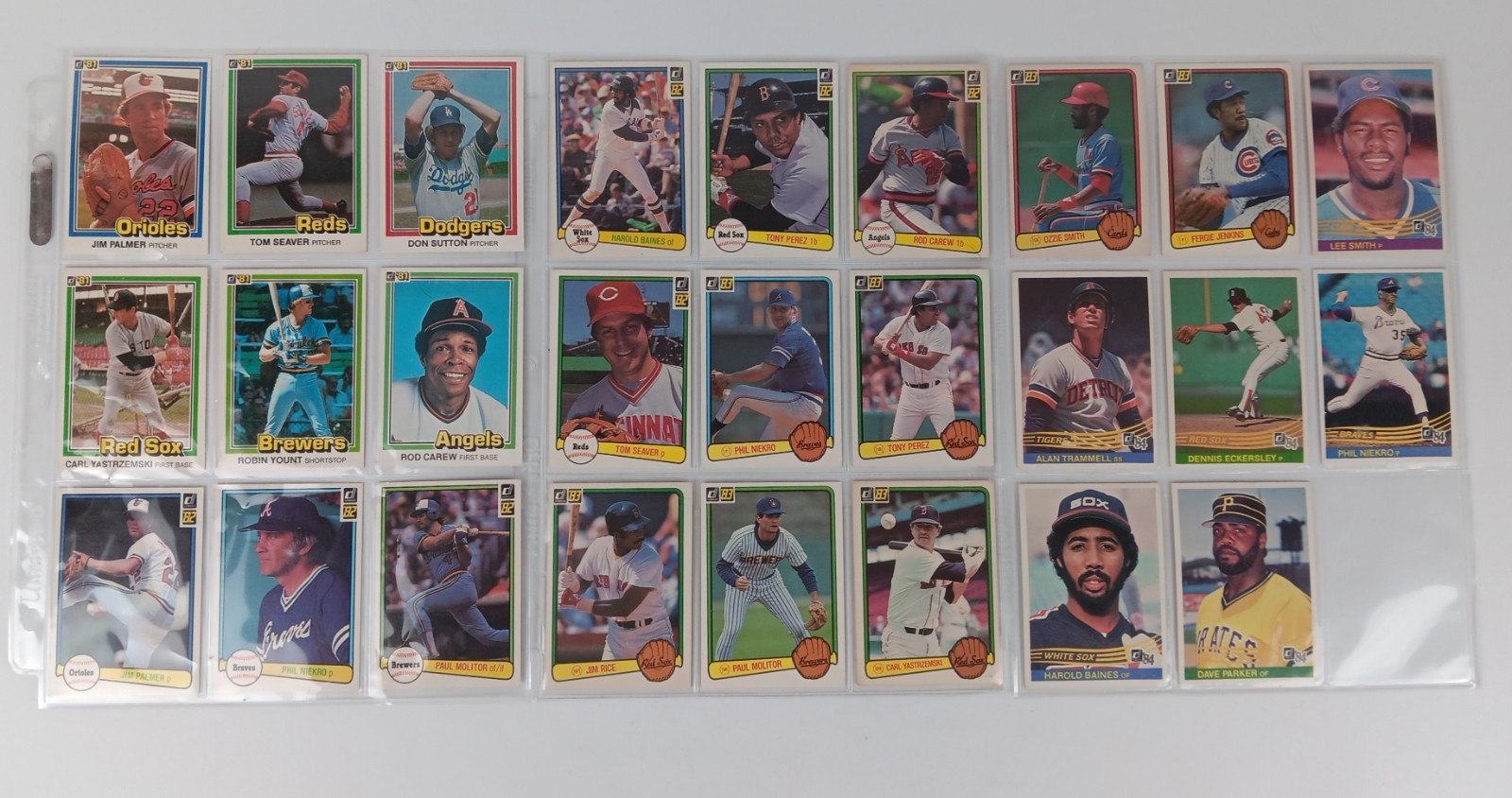 Donruss Baseball 1981-84 HOF Stars (Lot of 26) 1981 1982 1983 1984 ALL HOF'ers