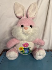 Dan Dee Collectors Choice Pink Hoppy Hopster Easter Bunny 8” Plush 