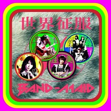 BAND-MAID  ???? FOUR RHODIUM KEYCHAINS ????BANDMAID????ROCK MERCH