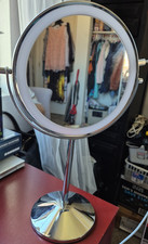 Round LED Lighted Makeup Vanity Mirror, Table...