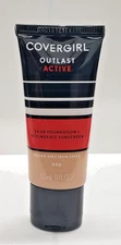 NEW Covergirl Outlast Active 24 Hour Foundation SPF 20- 850 Creamy Beige