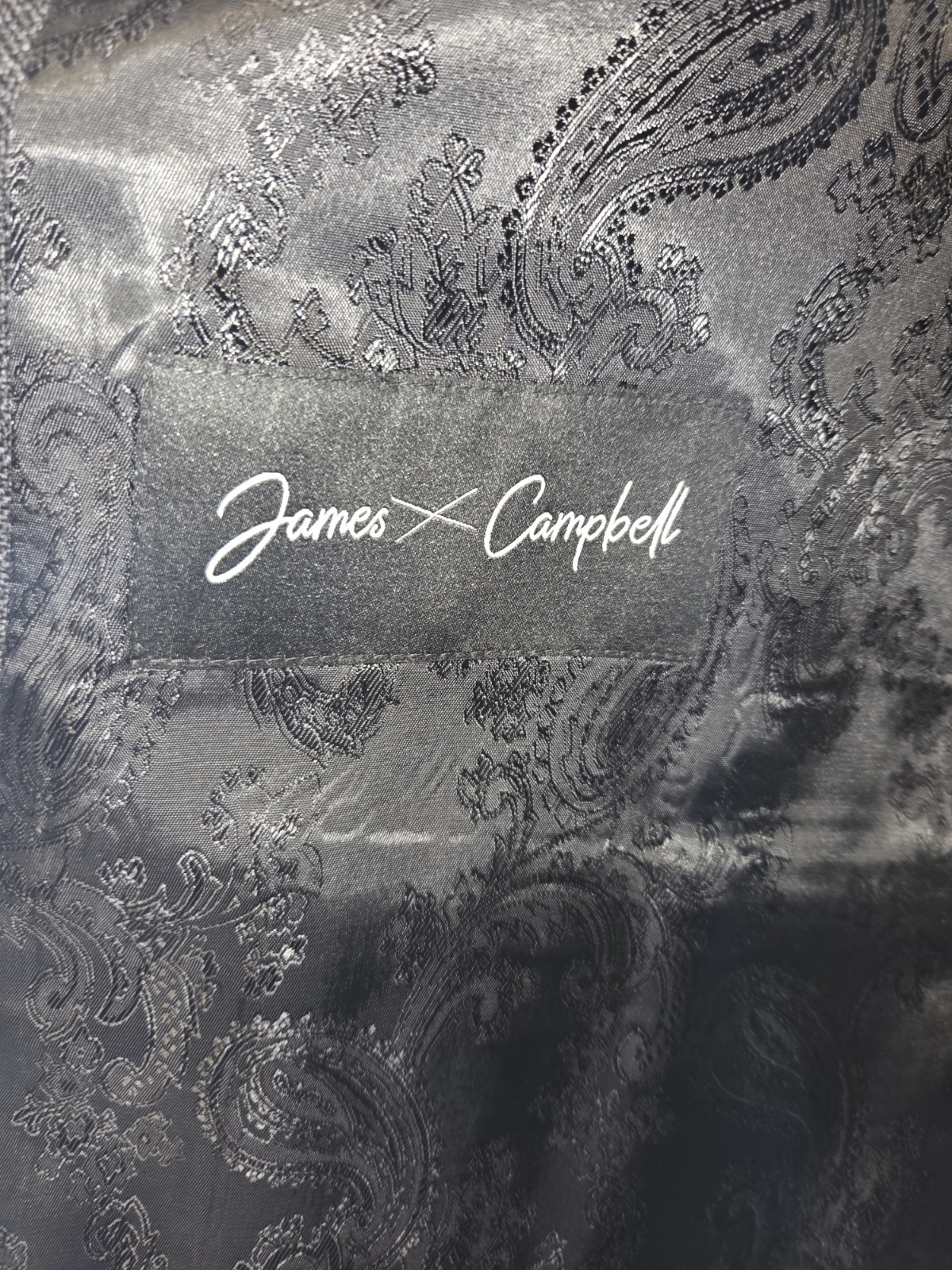 James Campbell -Charcoal Grey Arrochar Tweed Jacket & Waistcoat in stock 40 Reg image 6
