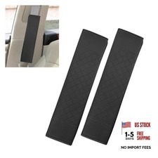 2PCS Car Seat Belt Cover, Soft Seatbelt Cushion for More Comfortable Black