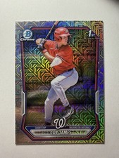 2026 Bowman Chrome Coy James BCP-33 Mojo Refractor Rookie Washington Nationals