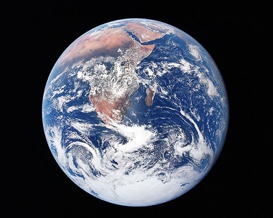 APOLLO 17 EARTH FROM SPACE PHOTOGRAPH PHOTO PRINT