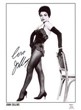 ACTRESS Joan Collins autograph, signed photo