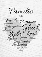 Holzschild 40X30 Cm Familie Ist Freude Vertrauen GlüCk Spaß Deko Schild Deko Ges
