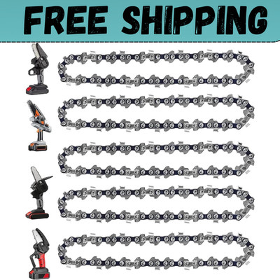 5 Pieces 4 Inch Mini Chainsaw Chain for Stihl GTA 26, 4 Replacement... 