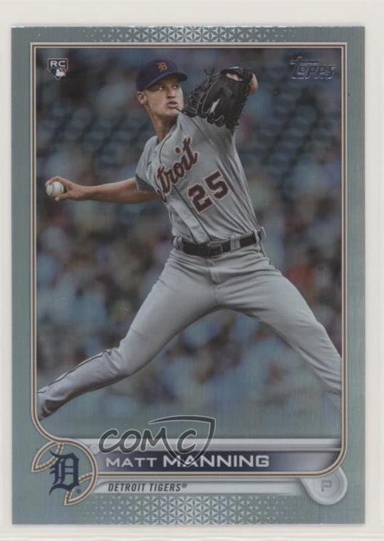 2022 Topps Series 1 Rainbow Foil Matt Manning #31 0q1p