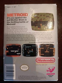 Metroid Nintendo NES Complete CIB Box Game Poster Manual & Inserts !!!