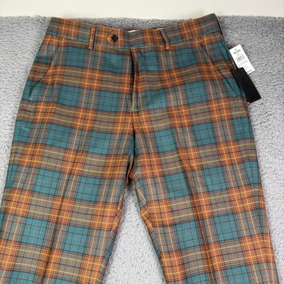 Todd Snyder Subalpino Glenplaid Suit Pants Mens 32x34 Blue Sutton Fit Dress NEW