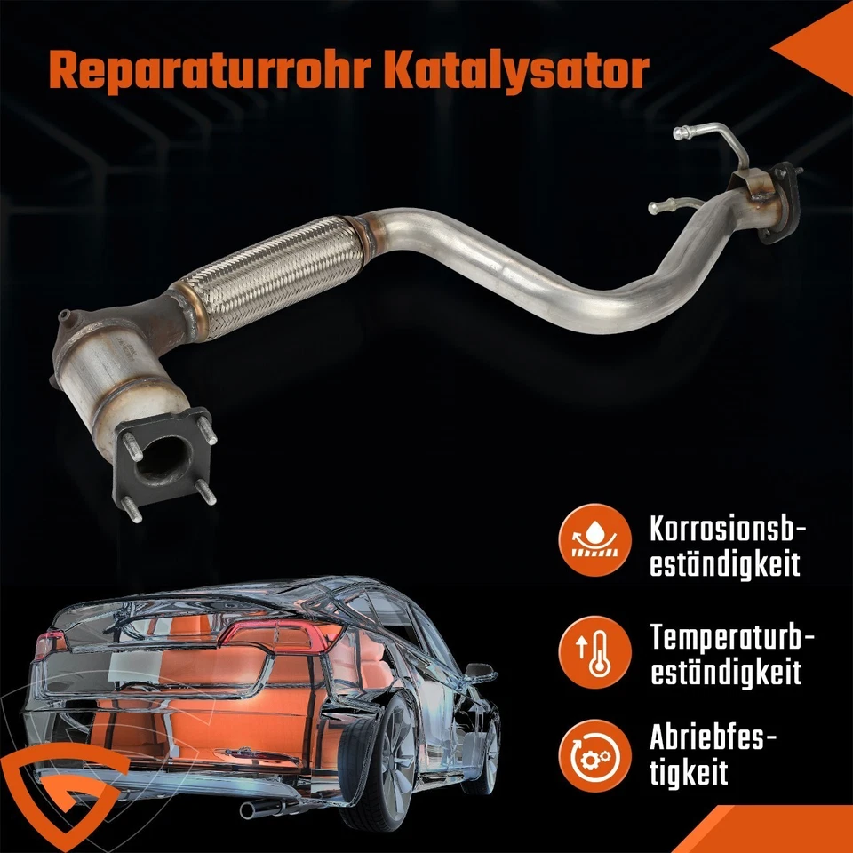 KATALYSATOR KAT FÜR VW EOS GOLF PLUS 5M GOLF 5 1K JETTA 3 1K 05-10 TOURAN 1T - Bild 3 von 4