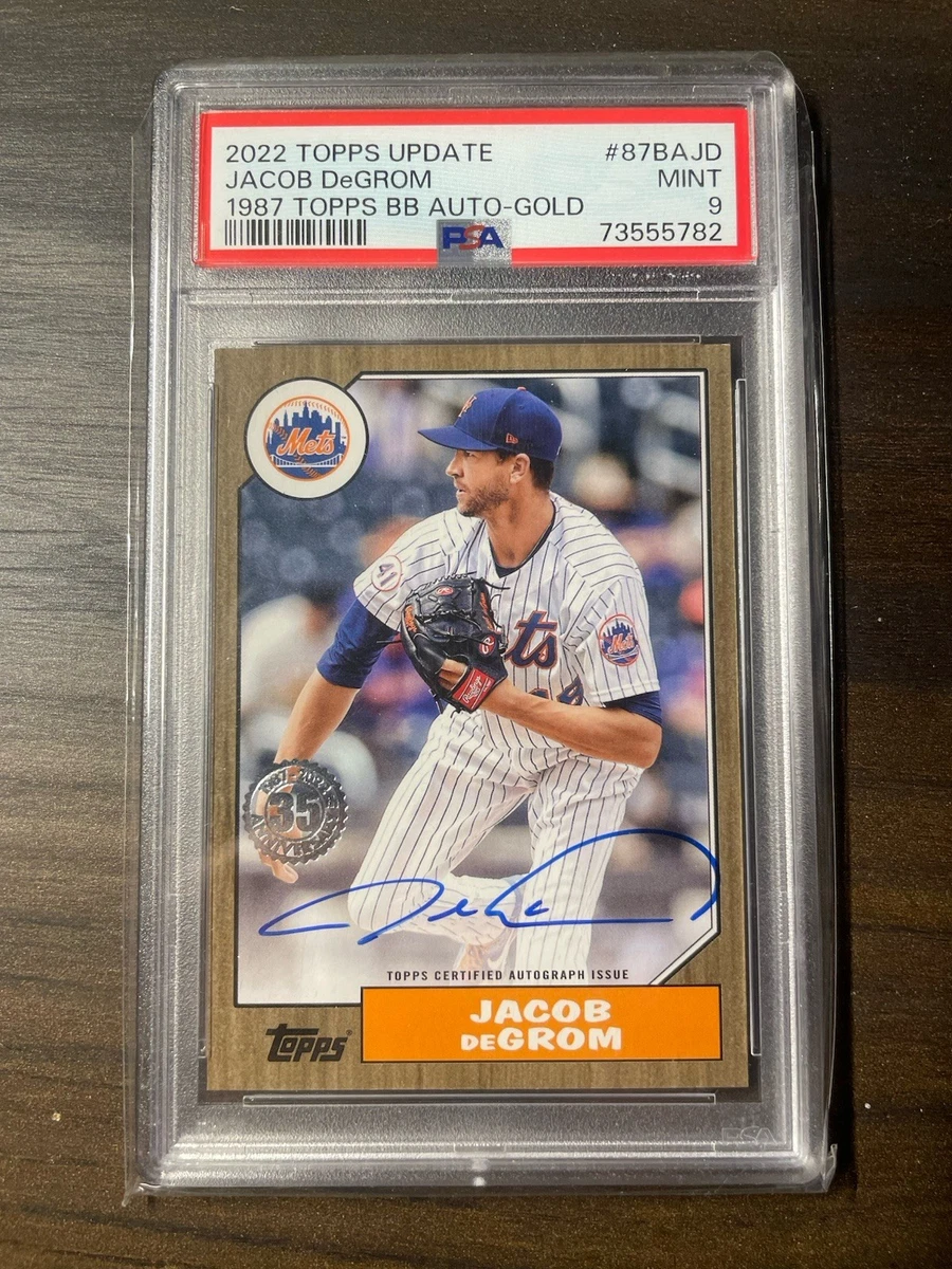 Jacob deGrom Professional Sports Authenticator (PSA) Baseball