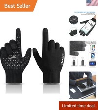 Winter Gloves for Men and Women, Touchscreen Soft Knit Gloves Soft Knit Lin...