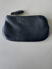 Vintage Coach Black Leather Coin Purse