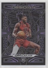2022-23 Panini Obsidian Electric Etch Purple 76/99 Jabari Walker #180 1cx3