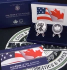 2019 Pride of Two Nations (2 Coin) Eagle Maple Leaf Silver Set Box & COA ECC&C