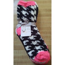 3 Pair NWT Alexa Rose Winter Fuzzy Socks Slipper Socks Shoe Sz 5-9 Sock Sz 9-11