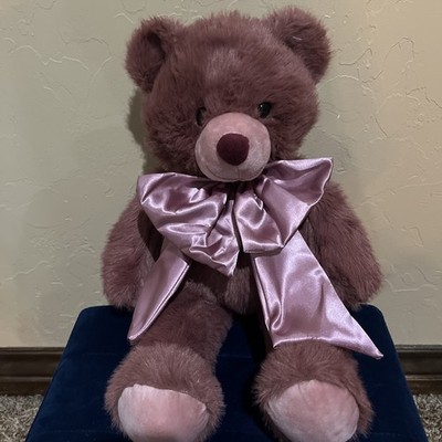 Way To Celebrate Mauve 23'' Plush Stuffed Teddy Bear  Soft Furry NWT
