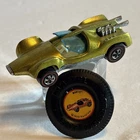 Original 1969 Hot Wheels Redline Car MANTIS w/ Pin   Antifreeze Yellow  Nice