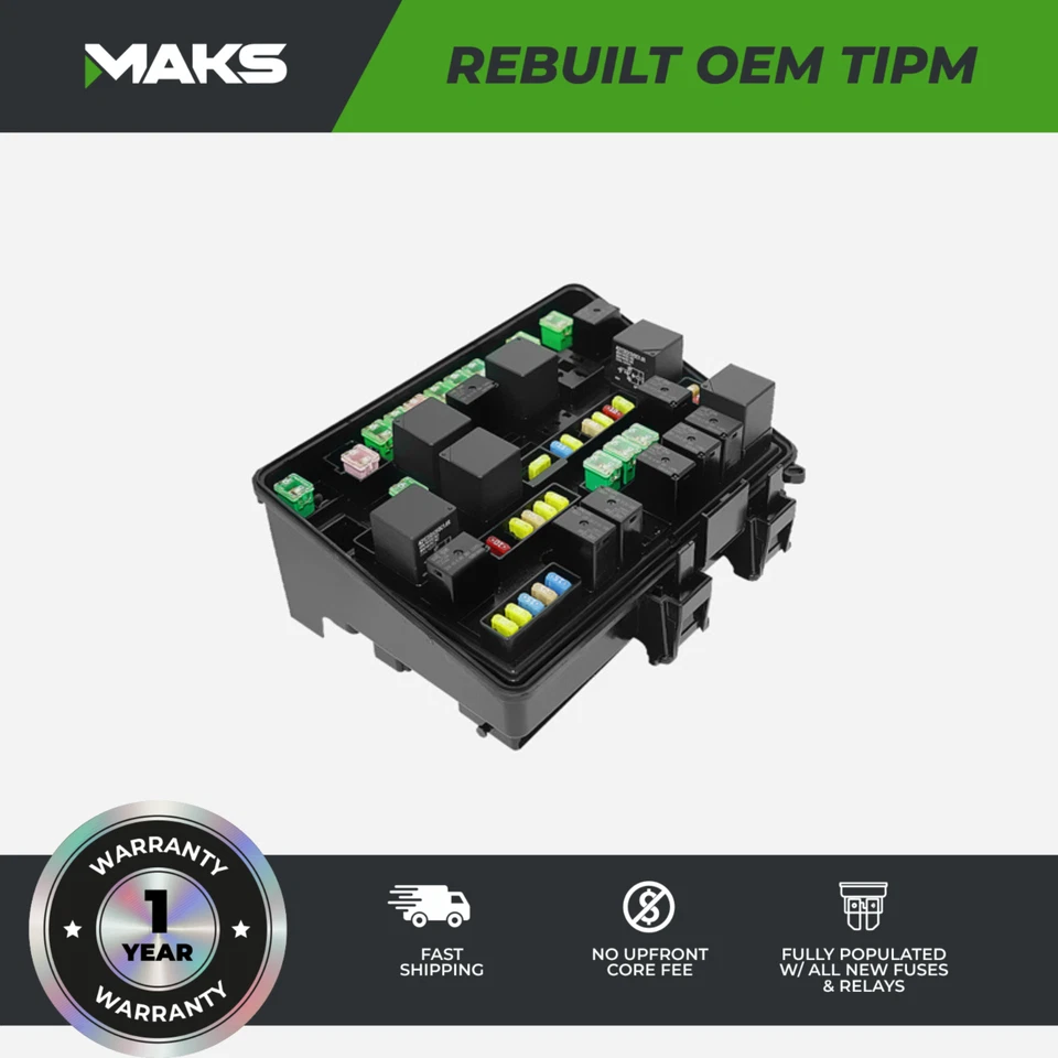 Оригинальная перестроенная коробка предохранителей TIPM 2007–2008 Chrysler Pacifica 05082088 - Изображение 2 из 4