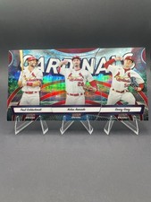 2024 Topps Stadium Club Chrome St. Louis Cardinals Triumvirates Red Parallel