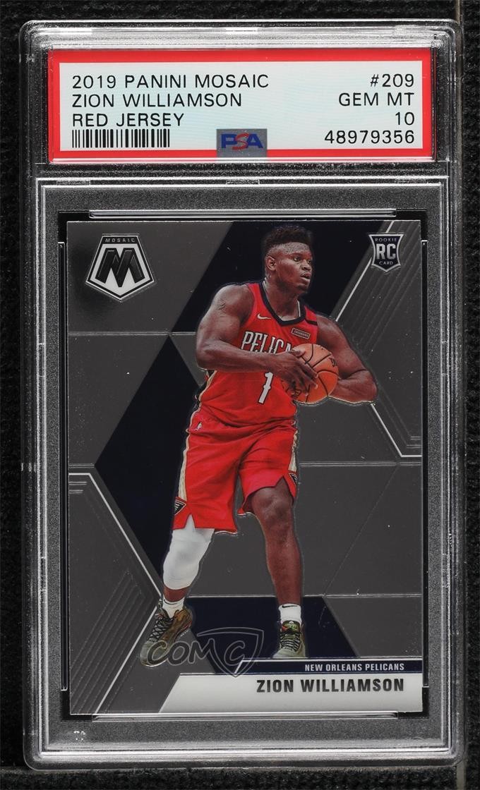 2019 Panini Mosaic Image Variation Zion Williamson PSA 10 GEM MT Rookie RC 1no2