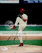 Andy Benes Signed Jsa Cert Sticker 8x10 Photo Authenticated Autograph