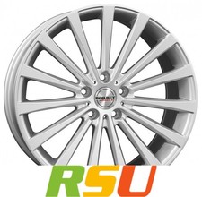 Borbet BLX brilliant silver 8.5x20" ET35 LK5 112 ML 72.5 Alufelgen 20 Zoll