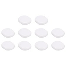 24pcs Earring Pads Silicone Comfort Clip-on Earring Backs White 15x12mm