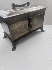 Vintage Brass Trinket Chest/ Trunk
