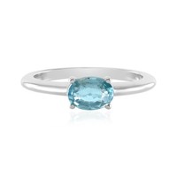 Cavill Zirkonring 0,88Ct Silber 925 Platin Damenring Oval Brillantschliff