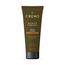 Cremo Men's Shave Cream, Moisturizing Formula, Fresh Timber, 6 fl oz / 177 mL
