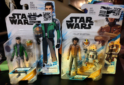 LOT Of 2- Star Wars Resistance Jarek Yeager & Bucket (R1-J5) & Kaz Xiono NEW (B)