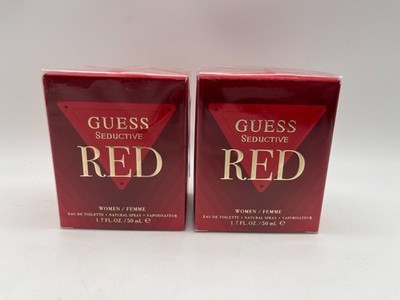 2x GUESS SEDUCTIVE RED EDT NATURAL SPRAY WOMEN 1.7 FL OZ EACH SEALED MR 1067
