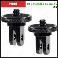 1/4 Inch Screw Tripod Adapter 360 Rotating Mount for GoPro DJI Insta360