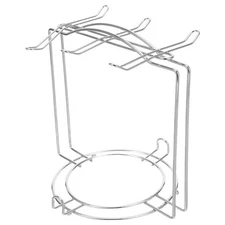 Stainless Steel Cup Plate Organizer Kitchen Cabinet Counter Shelf Holder Mug ...