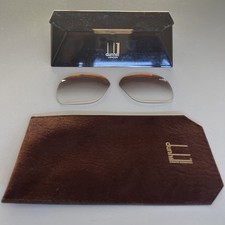 Vintage Dunhill Sunglass Case In Smoked Perspex + Soft Case & Spare Lens c1980’s