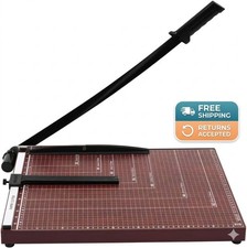Guillotine Paper Cutter 18 Inch - Professional Large Paper Heavy Duty Trimmer, 1