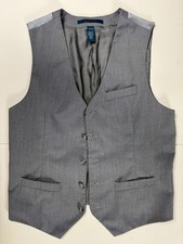 Perry Ellis gray vest with five buttons male size small