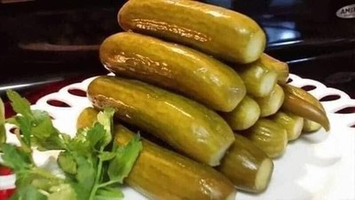Pickled Cucumbers,Jerusalem,Organic,Middle Eastern,Food,(1 kg),Healthy,Tradition