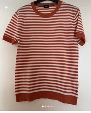 JOOP! Unisex Strickpullover M kurzarm gestrei...