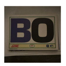 Score Bo Jackson Baseball Trading Card #697 MLB Standard