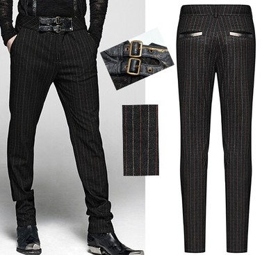 steampunk striped pants