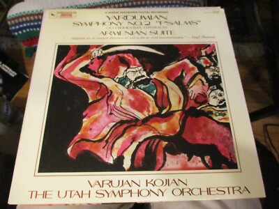 1982 VARUJAN KOJIAN Symph 2 Psalms +Armenian Suite LP Varese Sarabande Modern NM