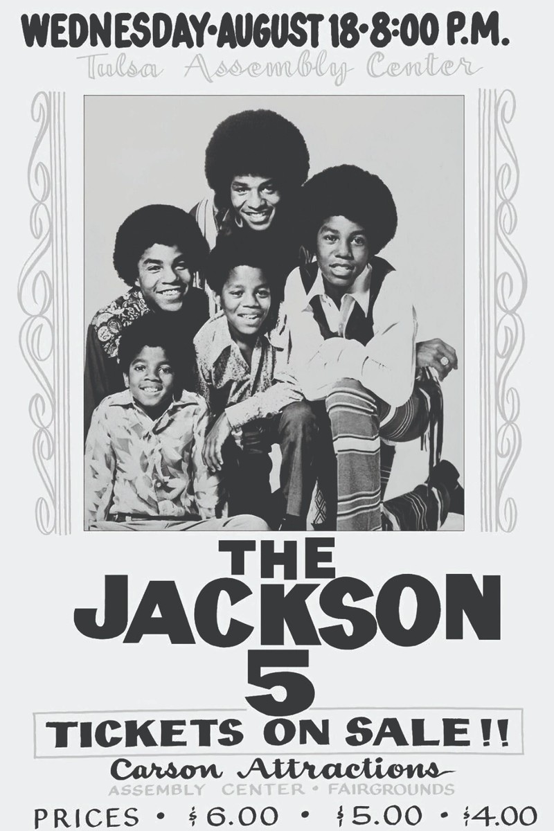 THE JACKSON 5 CONCERT POSTER QUALITY PHOTO PAPER/CANVAS R462 | eBay