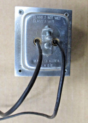 Transformer 120VAC Input  18VAC Output  LR63621  Class 2   A8379LR